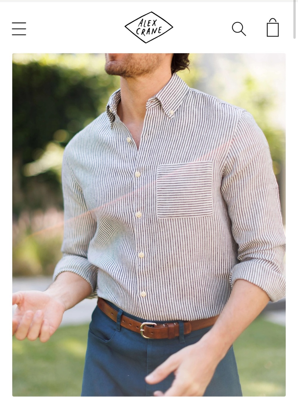 Alex Crane Playa Shirt - Lines